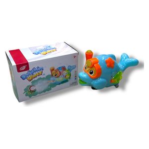  لعبة الاصوات السمكة الاستعراضية المتحركة مع بخار ماء - من عمر اشهر الى سنتين 