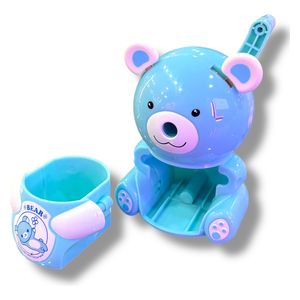  مقطاطة يدوية شكل دب - ازرق 