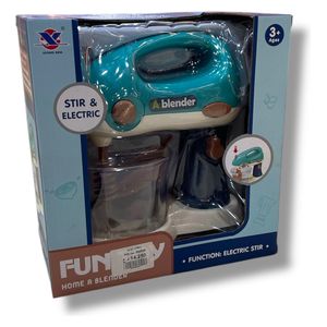  لعبة اطفال على شكل خلاط صغير متحرك مع بطارية 