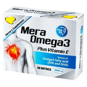 Mera Omega 3 Plus Vitamin E - 30 Soft gels