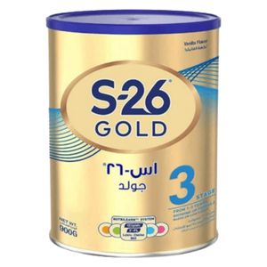  اس-26 جولد حليب المرحلة 3 للنمو - من 1 إلى 3 سنوات - 900 غم 