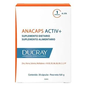 Ducray Anacaps Activ+ - 30 Caps