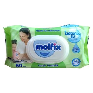  Molfix  Cleansing Baby Wipes - 60pcs 