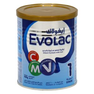  المراعي إيفولاك 1 حليب أطفال - من 0 إلى 6 أشهر - 400 غم 
