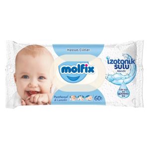  MOLFIX  Cleansing Baby Wipes - 60pcs 