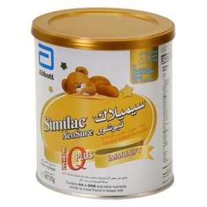 حليب اطفال سيميلاك نيوشور - من 0 الى 12 شهر - 370 غرام