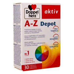 فيتامينات من الألف إلى الياء دوبيلهيرز أكتيف - 30 قرص