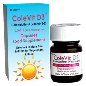COLE VIT Vitamin D3 10.000IU - 30CAPS
