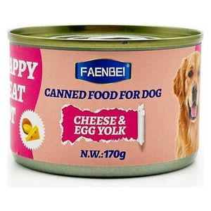  Faenbei Canned Dog Food with Cheese & Egg Yolk - 170g 