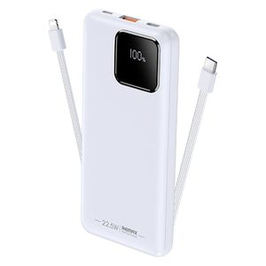  شاحن محمول ريماكس - RPP-500 - 10000mAh - أبيض 