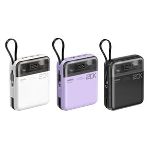 شاحن محمول ريماكس - RPP-603 - 20000mAh - أسود