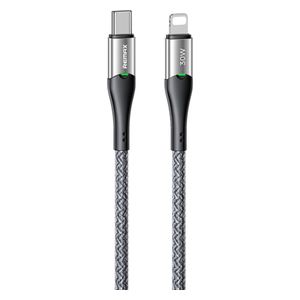  Remax USB-C to Lightning Cable - 30W- Silver 