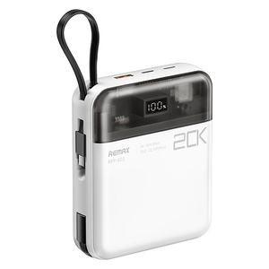  Remax RPP-603 - 20000mAh - Power Bank - White 
