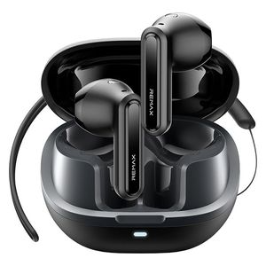  Remax TWS 09 - Bluetooth Headphone In Ear - Bluetooth 6 - 400mAh - Black 
