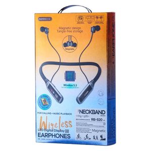  سماعة بلوتوث داخل الاذن ريماكس - RB-S20 - اسود 