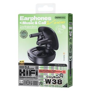 Remax CozyBuds W38 - Bluetooth Headphone In Ear - Black