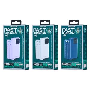 Remax RPP-513 - 20000mAh - Power Bank - White