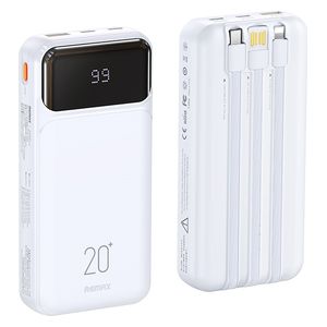  Remax RPP-686 - 20000mAh - Power Bank - White 