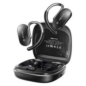  Remax OpenBuds KF01 - Bluetooth Headphone In Ear - Up To 400mAh - Bluetooth 5.4 - Black 