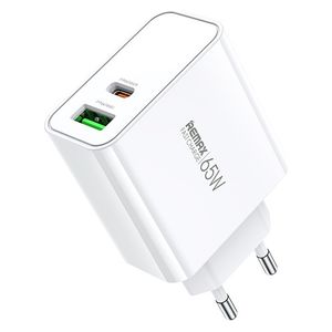 Remax RP-U125 - Wall Charger - 65W - 2 Port - White