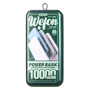 Remax RPP-636 - 10000mAh - Power Bank - Silver