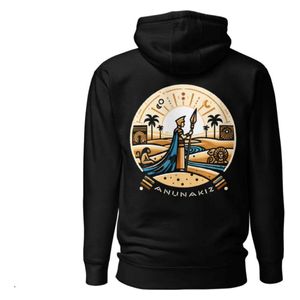  Anunakiz Hoodie for Unisex - 3XL - Black 