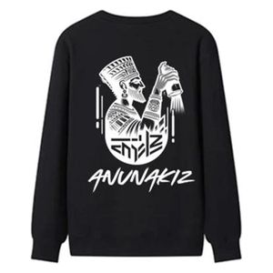  Anunakiz Sweater - Hammurabi the Graffiti Writer For Unisex - 3XL - Black 