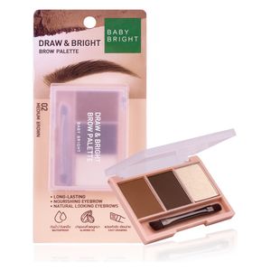 Baby Bright Draw & Bright Brow Palette Powder - 02 Medium Brown