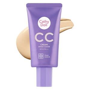 CATHY DOLL Speed White CC Cream SPF50 PA, 02 Medium Beige