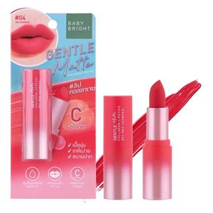 بيبي برايت جينتل مات احمر شفاه بالكولاجين, 04 ريد سي ويد