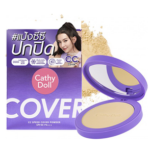  CATHY DOLL CC Speed Cover Powder SPF40, 02 Medium Beige 