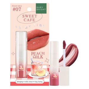  Baby Bright Sweet Cafe Shiny Tint, 07 Peach Milk 