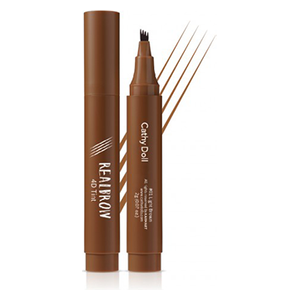  قلم رسم الحواجب 4 دي تينت من كاثي دول, 01 بني فاتح 