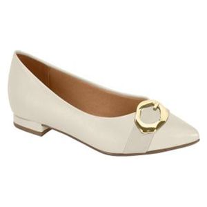 Vizzano Pointed Toe Flat Shoes for Women - 40 - White