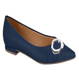 Vizzano Pointed Toe Flat Shoes for Women - 40 - Blue