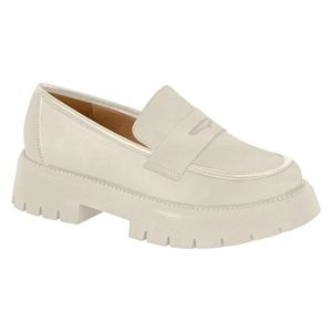Vizzano 5cm Thick Heel Loafer Shoes for Women - 39 - Off-White