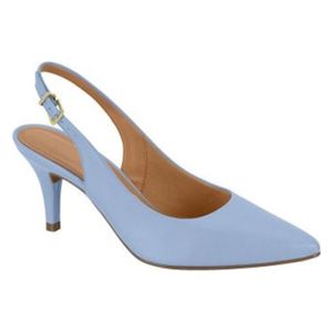Vizzano 7cm Thin Heel Open Back Pumps for Women - 37 - Blue