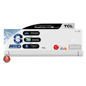  TCL TAC-24CHSA/TPB - 2 Ton - Wall Mounted Split - White - Inverter - 6 Steps Of Automatic Amp Control + Free Installation 