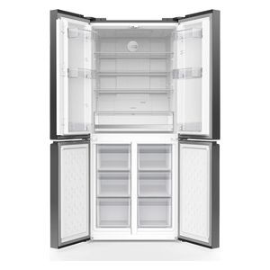  ثلاجة دنكا ذات التصميم الفرنسي - 15 قدم - RM-550FDG - رمادي غامق 