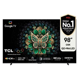  TCL 98-Inch C6K Series - Smart - 4K - QD-Mini LED - 120Hz - 2025 Model 