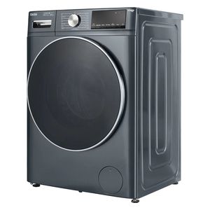  Denka MWM-12GFL - 12Kg - 1400RPM - Front Loading Washing Machine - Gray + Denka IST-2400PB - Steam Iron - Black 