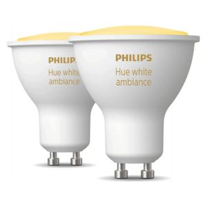 Philips Hue GU10 TW Smart Bulb - 2 pak