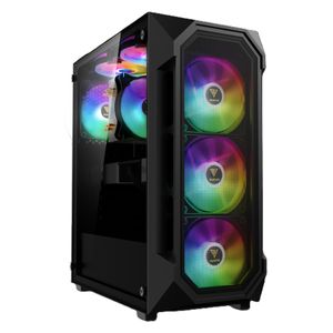 كيس كمبيوتر جامديس - AURA GC1 ELITE ARGB - اسود