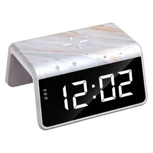 Havit W320 - Wireless charger with clock -  15W