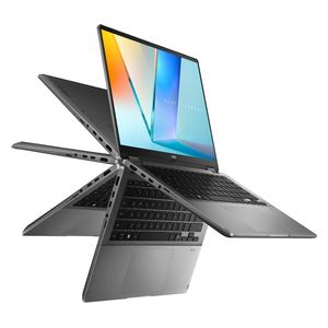 لابتوب اسوس 14-انج - Vivobook 14 Flip AS TP3407S-QL011W Copilot+ PC - core Ultra 5 226V - شاشة تعمل باللمس - Shared  - ويندوز 11 - 16 كيكابايت/ 512 كيكابايت SSD