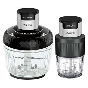 Sokany - SK-06008 - Multi-Function Chopper Blender - Black