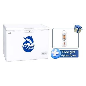  مجمده هيونداي 10 قدم HBM-1000-White -  ابيض + مدفأة كهربائية دائرية هيونداي - HBM-200D - بقدرة 1500 واط - ابيض 