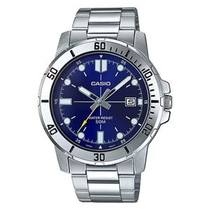  Casio Men's Watch MTP-VD01D-2EVUDF - Analog Display, Stainless Steel Bracelet - Silvet 