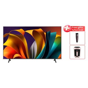  Hisense 75-Inch A61N Series - Smart - 4K - LED - 60Hz - 2024 Model + Fakir Kaave-Trio - Coffee Maker + FAKIR Stubby Shaver 