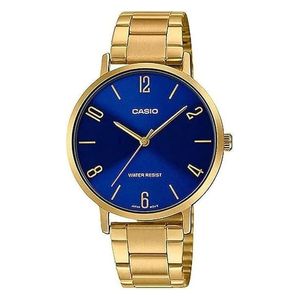 Casio Watch LTP-VT01G-2BUDF For Women - Analog Display, Stainless Steel Band - Gold